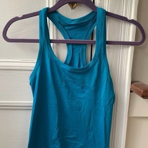 Blue Lululemon Racerback Tank Top
